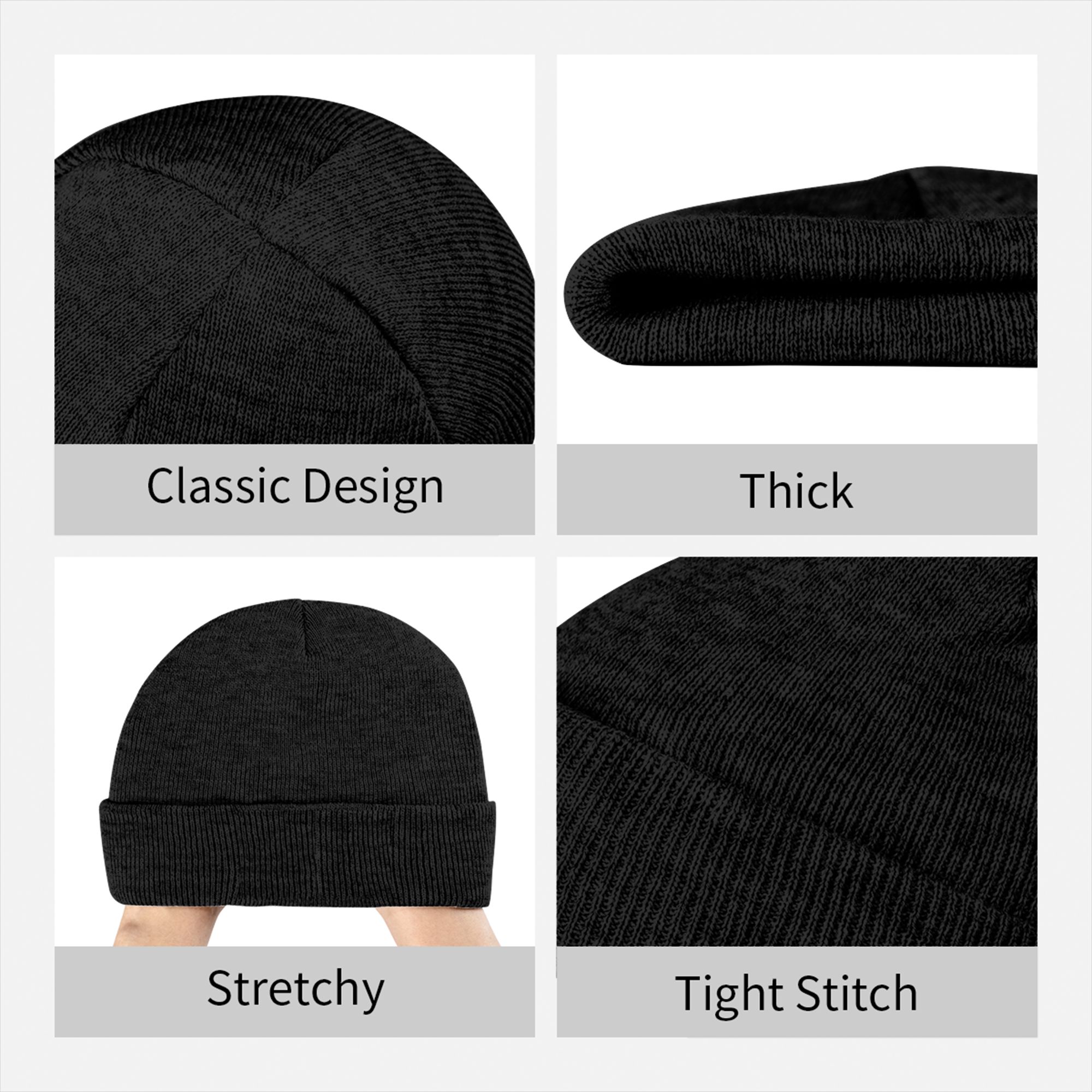 Men Women Rib Knit Cuffed Bean - Beanie Cuffed Knit review and price