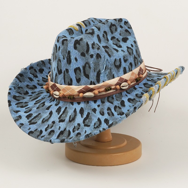 Leopard Print Western Cowboy H - Cowboy Hat Straw review and price