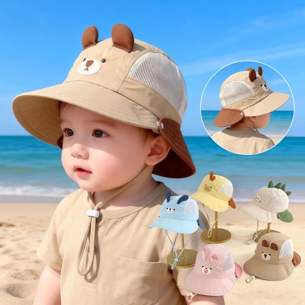 Cute Cartoon Baby Beach Hat wi - Visor Sun Hat review and price