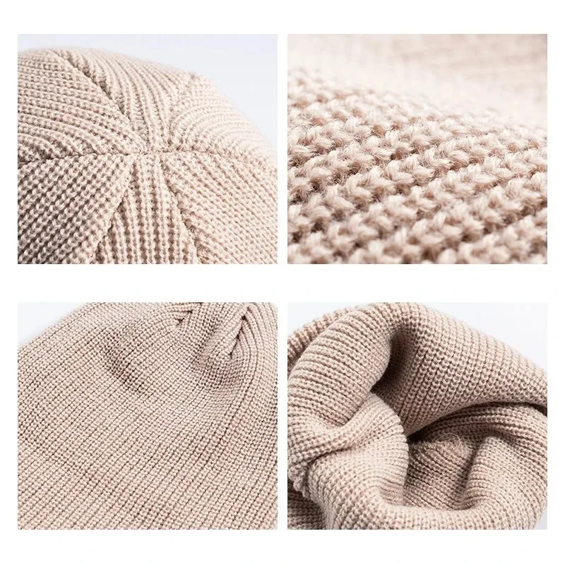 Winter Knitted Hat Warm Outdoo - Beanie Cuffed Knit review and price